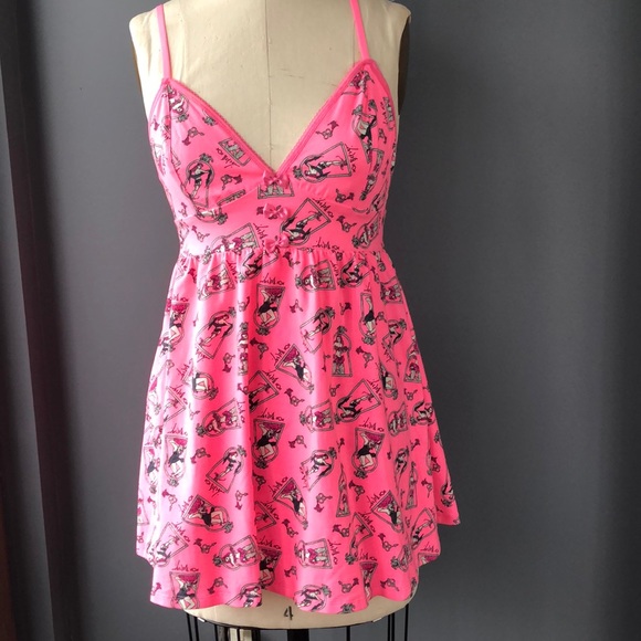 Betsey Johnson Other - RARE Betsey Johnson Jersey Babydoll W/Bow Back!